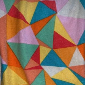 Bright geometric leggings